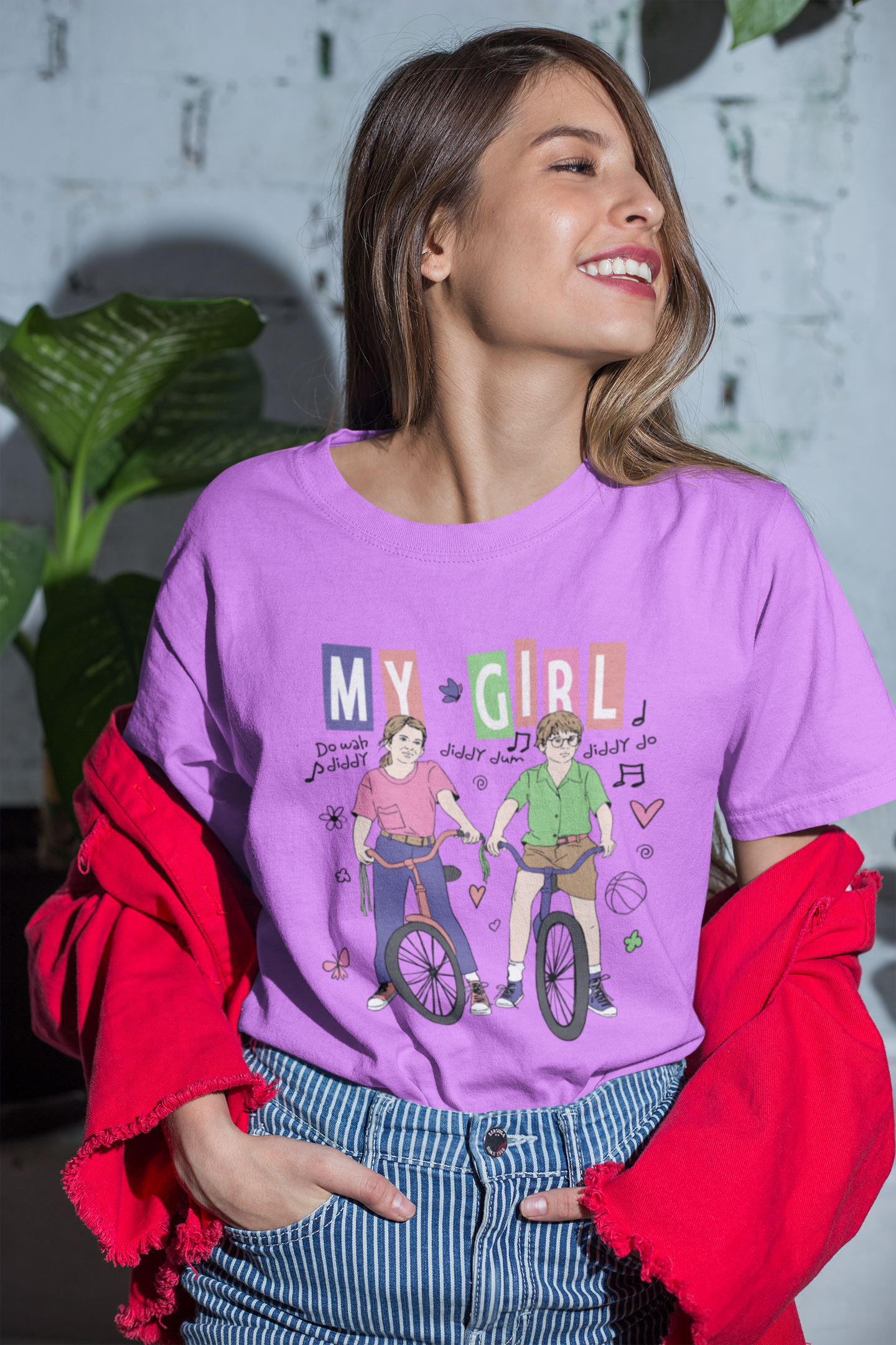 MY GIRL t-shirt coupe boyfriend