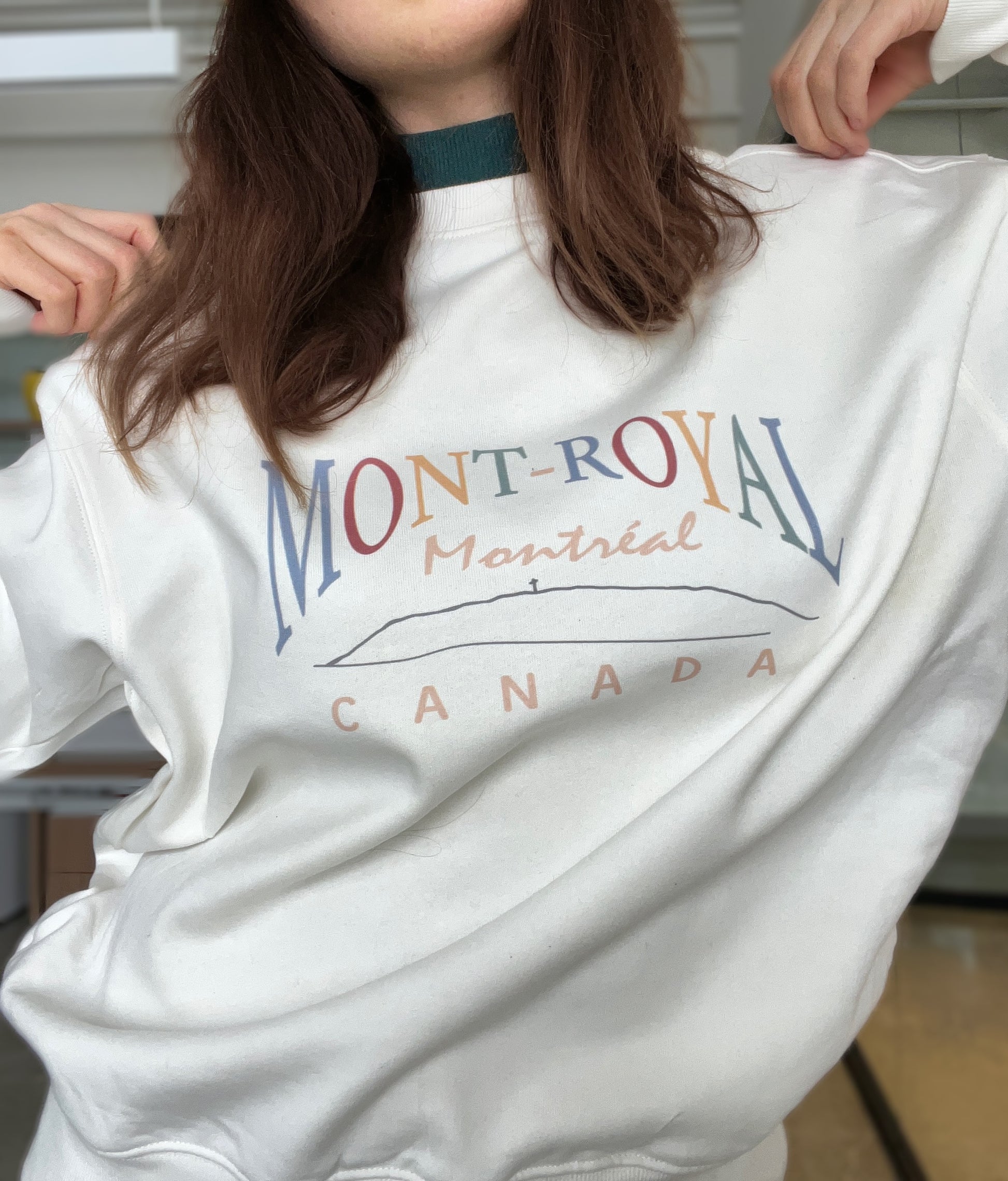 Le Massif Charlevoix- crewneck vintage unisexe - tamelo boutique