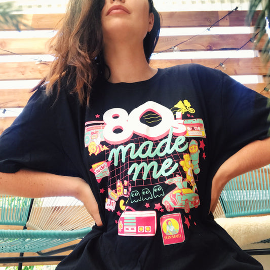 Unisex T-shirt 80'S MADE ME (international version) - Tamelo boutique