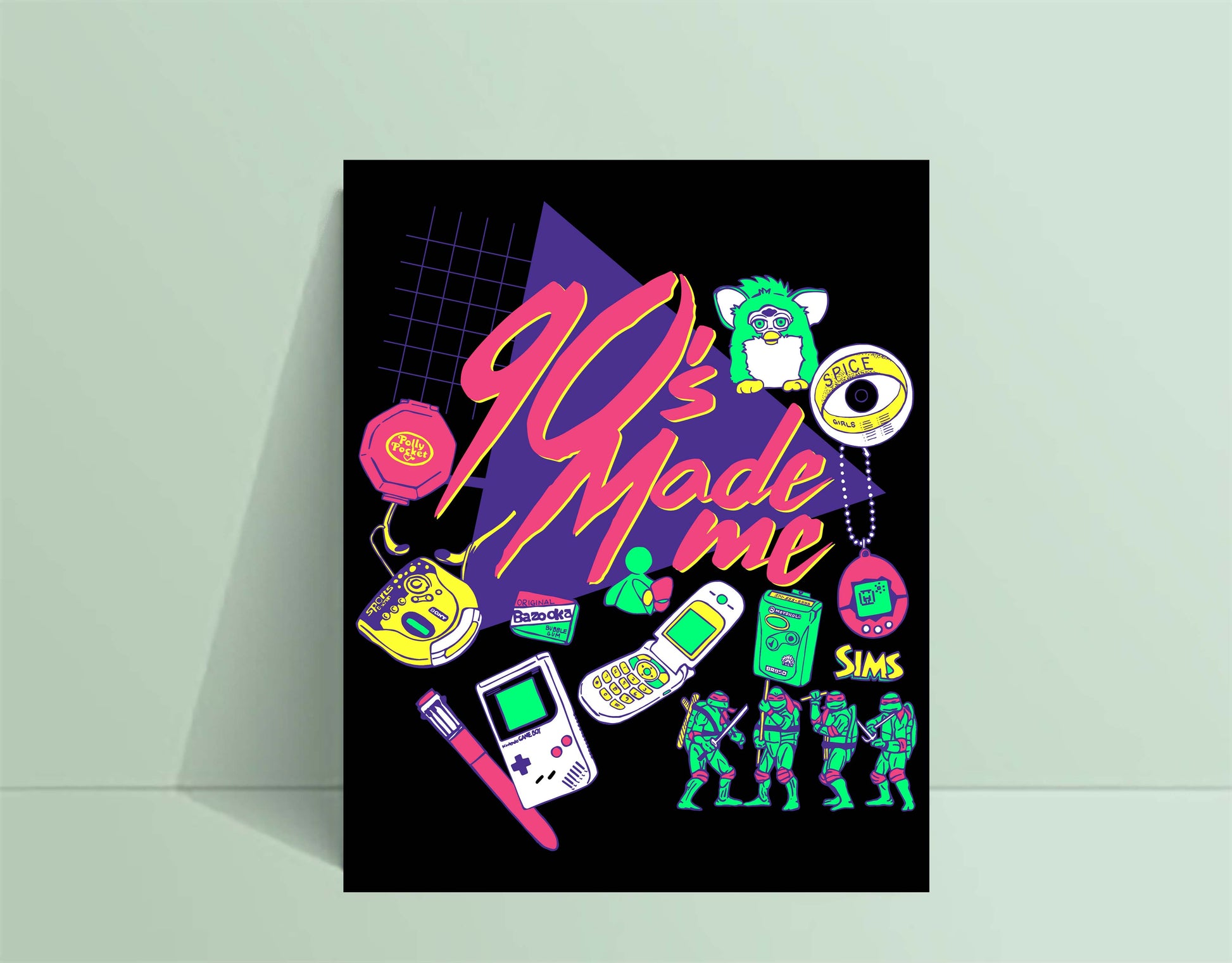 Affiche « 90'S MADE ME» - tamelo boutique