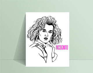 Affiche INCOGNITO - tamelo boutique