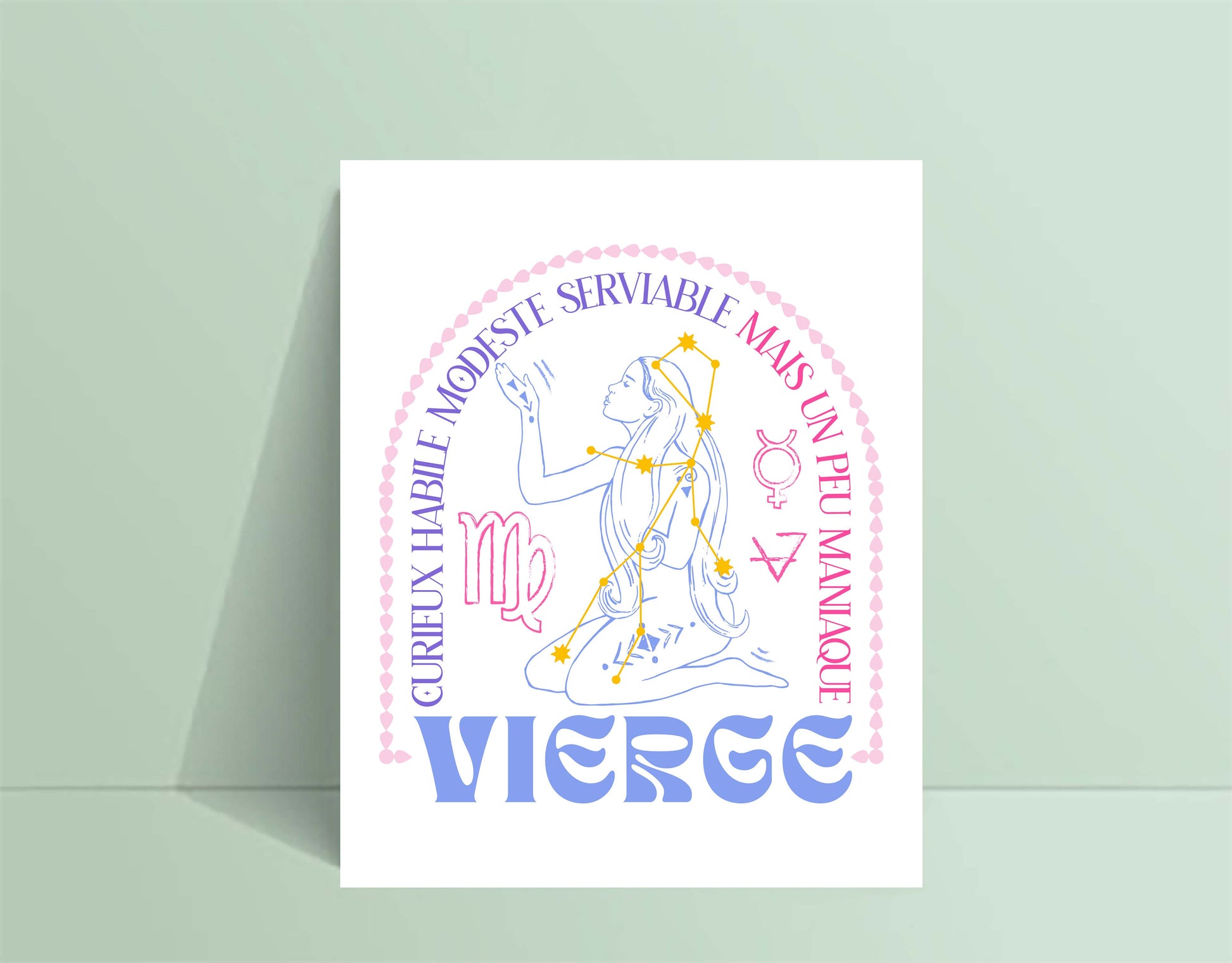 Affiche VIERGE - tamelo boutique