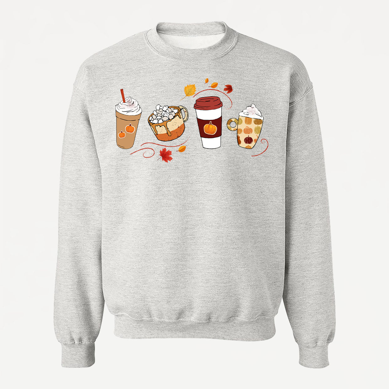 Crewneck CAFÉS D'AUTOMNE unisexe - tamelo boutique