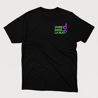 T-shirt VIVRE DANS LA NUIT unisexe - tamelo boutique