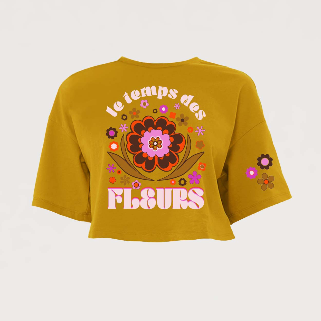 Unisex LE TEMPS DES FLEURS crop top - tamelo boutique