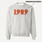 Crewneck YEAR OF BIRTH (to be personalised) GREY - tamelo boutique
