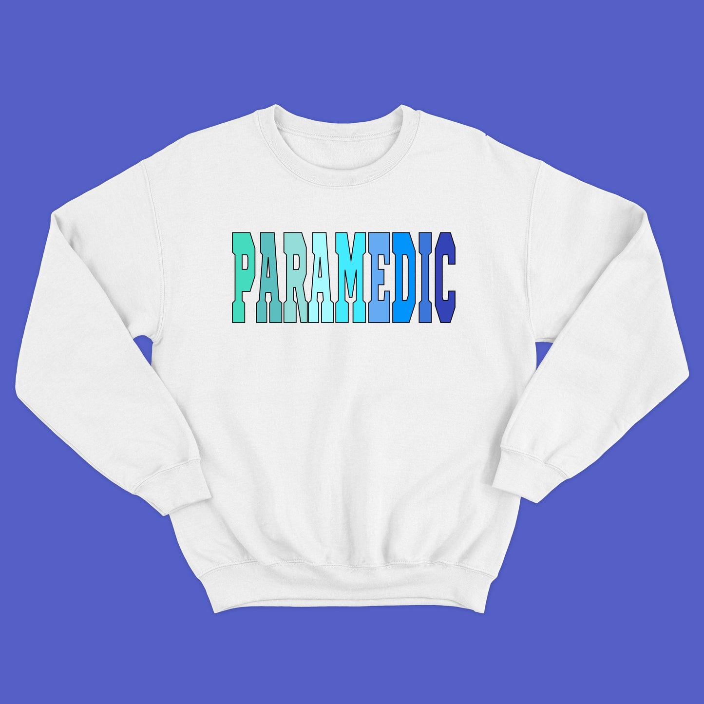 Crewneck PARAMEDIC / PARAMEDIC unisex (white) - tamelo boutique