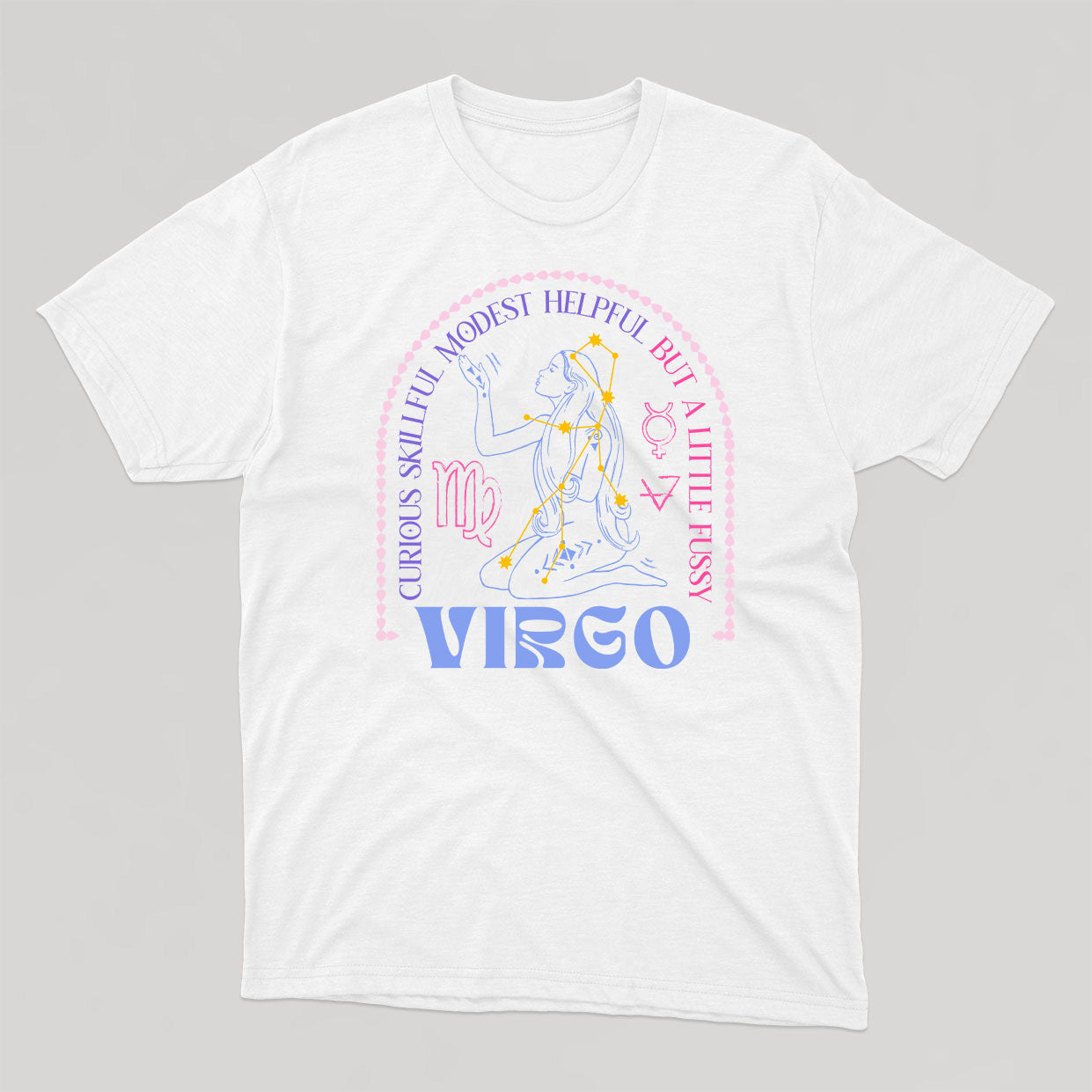 T-shirt unisexe ASTRO : VIRGO  (version anglaise) - tamelo boutique