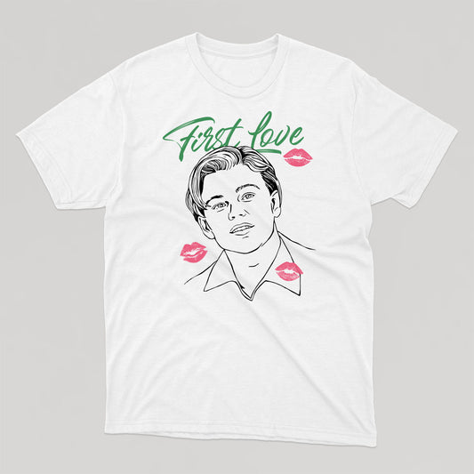 T-shirt FIRST LOVE 💚 Leonardo-di-caprio-unisexe - tamelo boutique