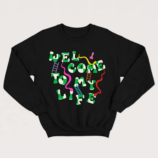 WELCOME TO MY LIFE crewneck vintage unisexe - tamelo boutique