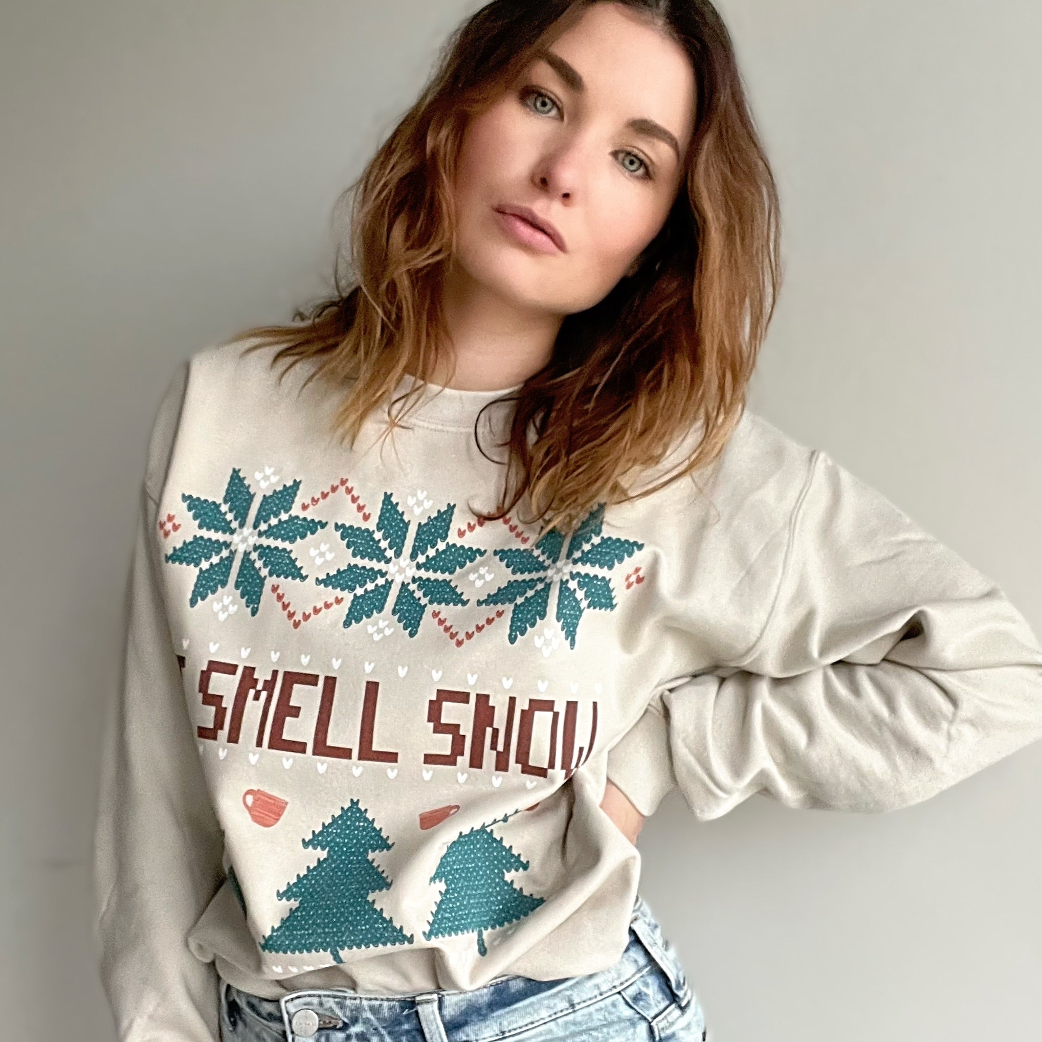 Crewneck I SMELL SNOW unisex - tamelo boutique