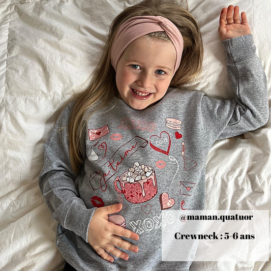 I LOVE YOU Crewneck (CHILD AND TOMMY) - tamelo boutique