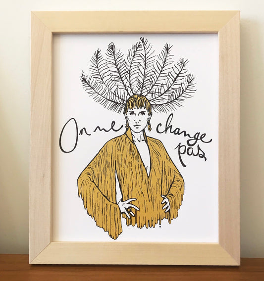"We don't change" poster - Tamelo boutique