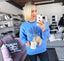 Crewneck unisexe ON NE CHANGE PAS (bleu) - Tamelo boutique