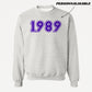 Crewneck YEAR OF BIRTH (to be personalised) GREY - tamelo boutique