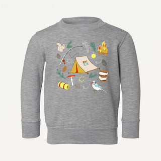 Crewneck CAMPING enfant et bambin - tamelo boutique