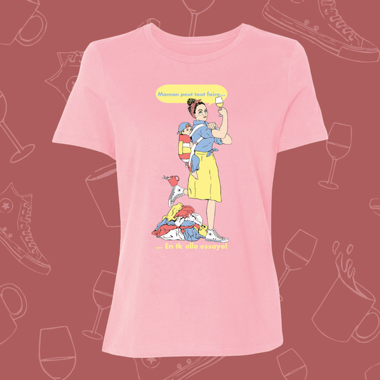 MAMAN PEUT TOUT FAIRE X VICKY FORTIN t-shirt for women - tamelo boutique