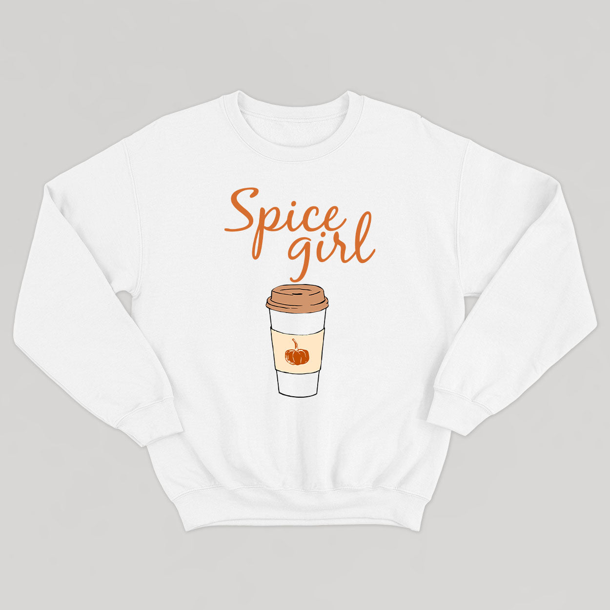 Crewneck PUMPKIN SPICE GIRL (version 1)  unisexe - tamelo boutique