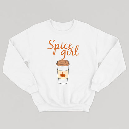 Crewneck PUMPKIN SPICE GIRL (version 1)  unisexe - tamelo boutique